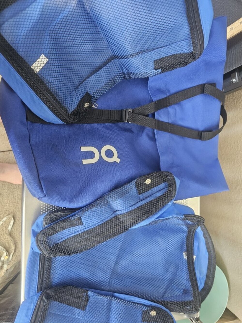 On Cloud Running Ambassador Pack Backpack Bag Tote Blue BACKPACK W/ Cases